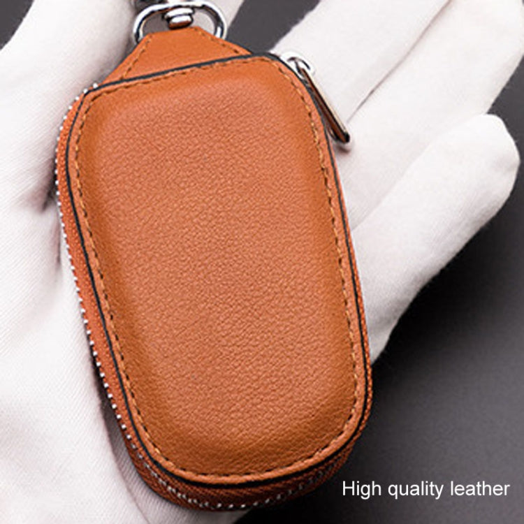 Leather Men Multifunctional Car Key Bag Large Capacity Universal Waist Hanging Key Storage Bag(Blue) - HoMEdemic™ 