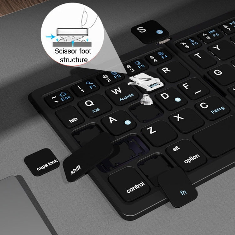 Leather Wireless Bluetooth Keyboard With Touch-Pad Multi-System External Portable Universal Keypad - HoMEdemic™ 