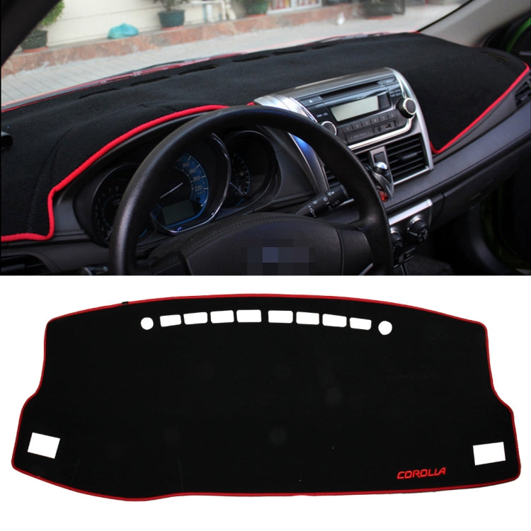 Left-hand Drive Car Light Instrument Panel Sunscreen Dashboard Mats Cover for Toyota New Corolla (2014-2018)，Please Note Model and Year, For Toyota - HoMEdemic™ 