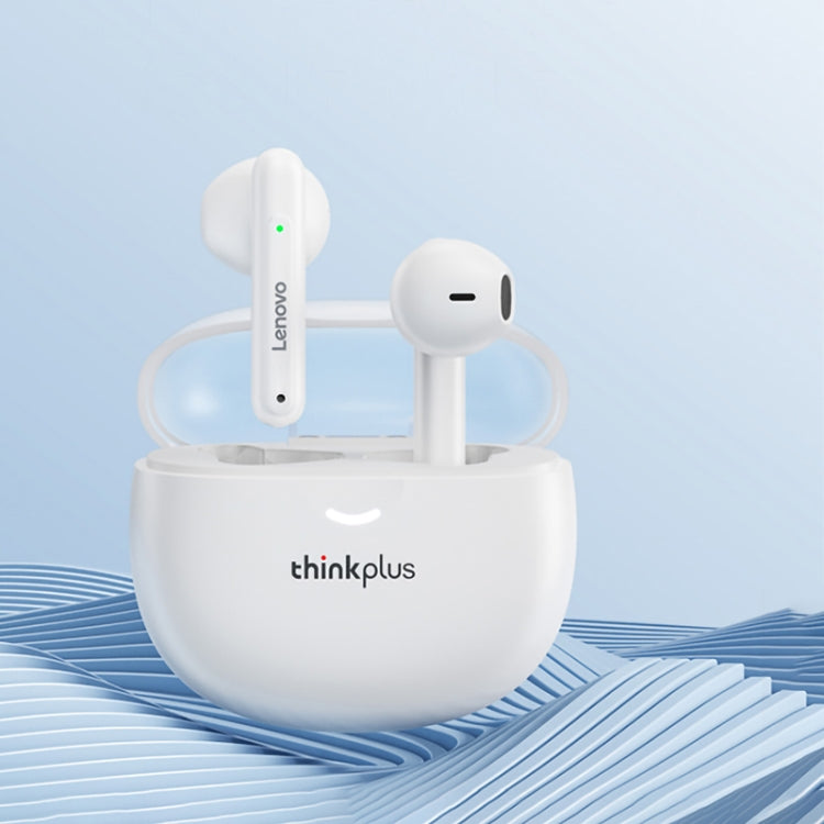 Lenovo LP1Pro Half In-Ear HD Call Wireless Bluetooth TWS Sports Earphone(White) - HoMEdemic™ 