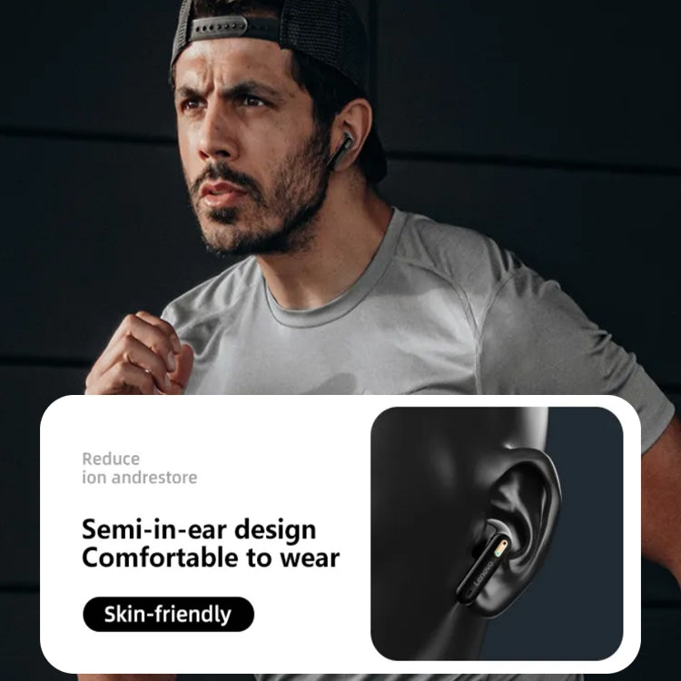 Lenovo LP6 Pro Bluetooth 5.3 LED Digital Display HiFi Wireless Bluetooth Earphone (Black) - HoMEdemic™ 