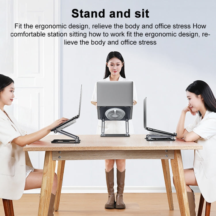 Lenovo Thinkplus Desktop Laptop Cooling Holder L40(Silver) - HoMEdemic™ 