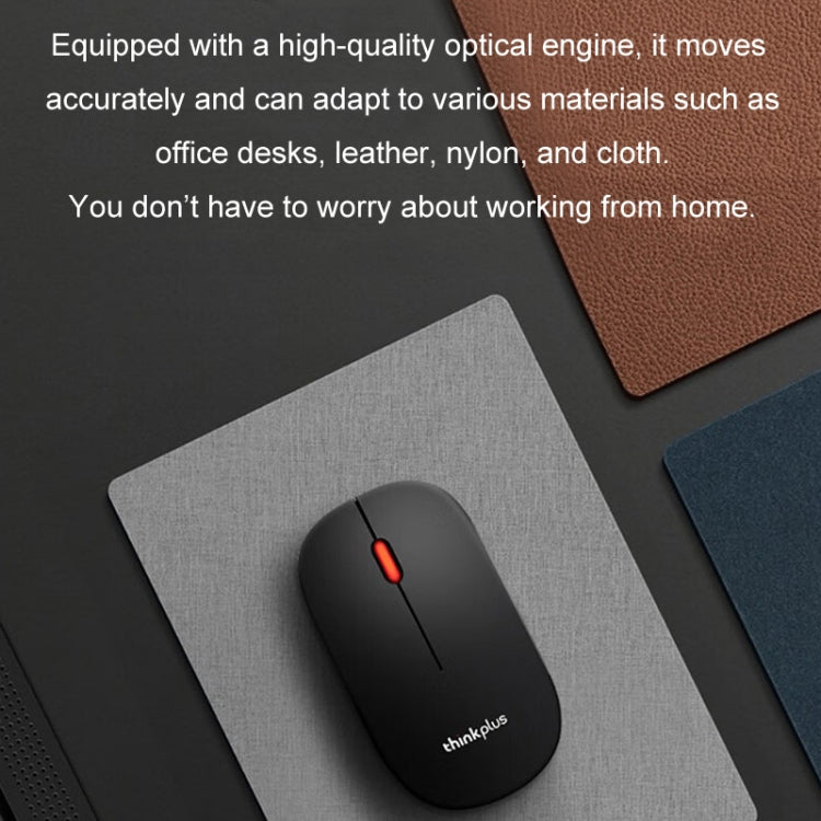 Lenovo Thinkplus M80 Office Lightweight Ergonomic Laptop Mouse, Specification: Wireless - HoMEdemic™ 