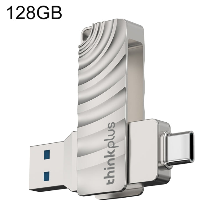 Lenovo Thinkplus MU232 USB 3.2 + USB-C / Type-C Dual Head Flash Drive, Memory:128GB - HoMEdemic™ 