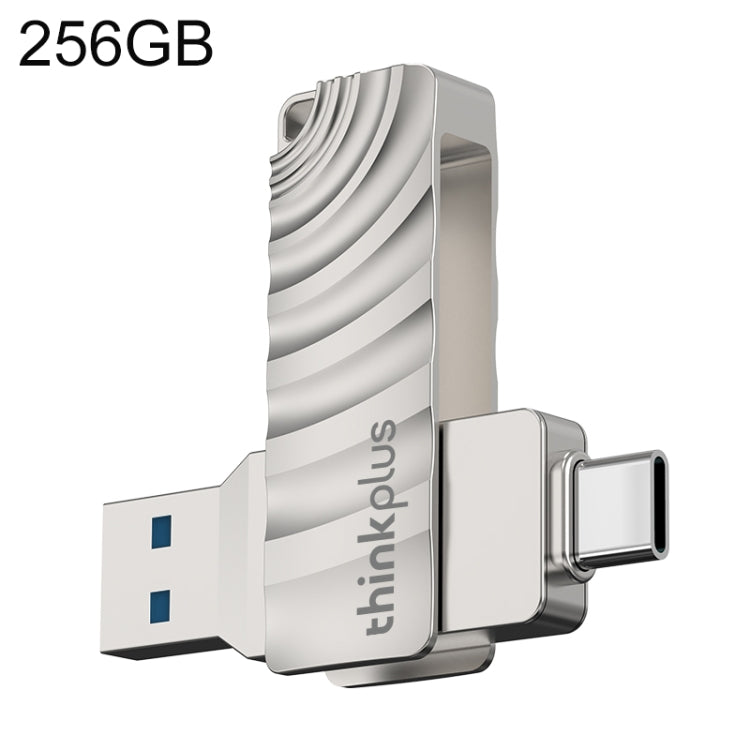 Lenovo Thinkplus MU232 USB 3.2 + USB-C / Type-C Dual Head Flash Drive, Memory:256GB - HoMEdemic™ 