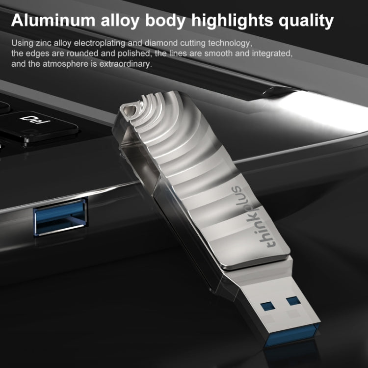 Lenovo Thinkplus MU232 USB 3.2 + USB-C / Type-C Dual Head Flash Drive, Memory:64GB - HoMEdemic™ 