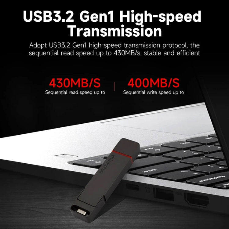 Lenovo Thinkplus TU200Pro USB3.2+Type-C Dual Interface Mobile Phone Solid State U Disk, Memory: 128GB - HoMEdemic™ 