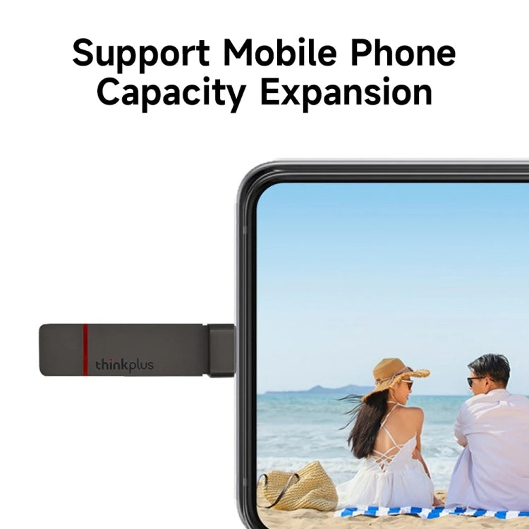 Lenovo Thinkplus TU200Pro USB3.2+Type-C Dual Interface Mobile Phone Solid State U Disk, Memory: 128GB - HoMEdemic™ 