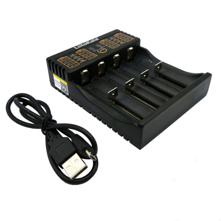 LiitoKala lii-402 4 In 1 Lithium Battery Charger for Li-ion IMR 18650, 18490, 18350, 17670, 17500, 16340(RCR123), 14500, 10440 - HoMEdemic™ 