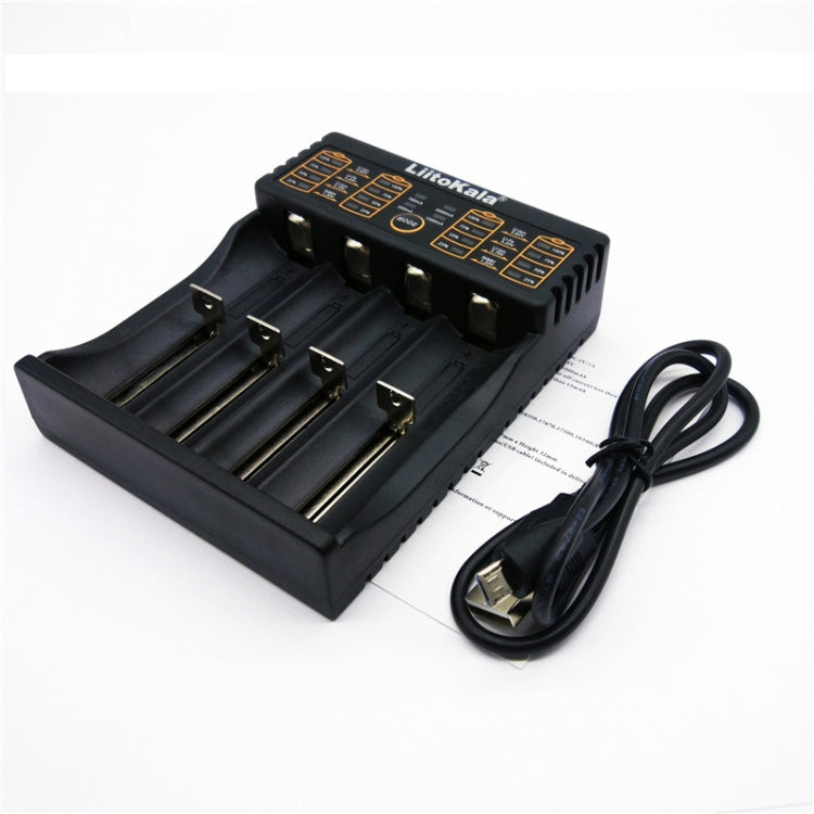 LiitoKala lii-402 4 In 1 Lithium Battery Charger for Li-ion IMR 18650, 18490, 18350, 17670, 17500, 16340(RCR123), 14500, 10440 - HoMEdemic™ 