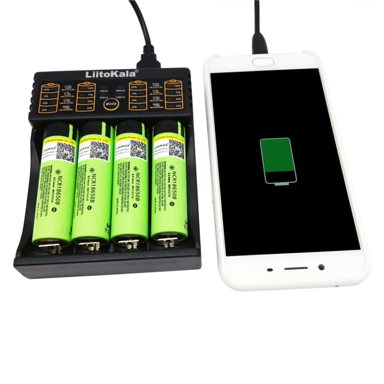 LiitoKala lii-402 4 In 1 Lithium Battery Charger for Li-ion IMR 18650, 18490, 18350, 17670, 17500, 16340(RCR123), 14500, 10440 - HoMEdemic™ 
