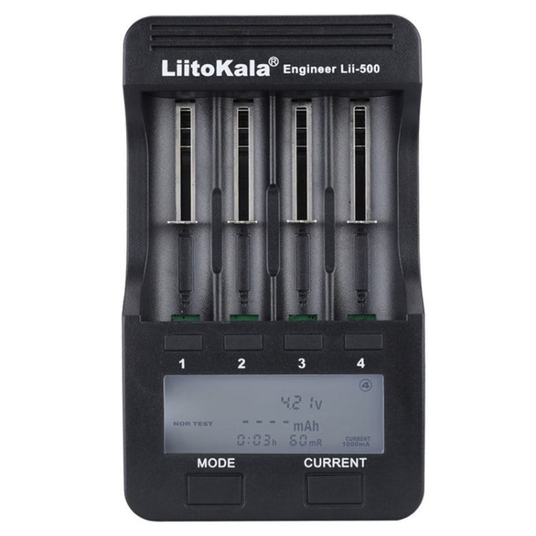 LiitoKala lii-500 Lithium Battery Charger for Li-ion IMR 18650, 26650, 16340, 14500, 10440, 18500, US Plug - HoMEdemic™ 