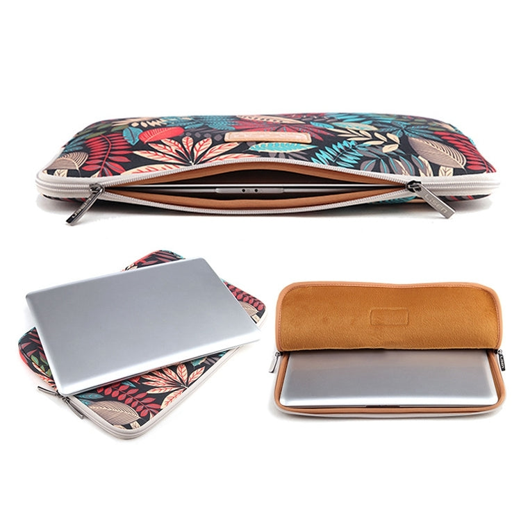 Lisen 6.0 inch Sleeve Case Colorful Leaves Zipper Briefcase Carrying Bag for Amazon Kindle, 6.0 inch - HoMEdemic™ 