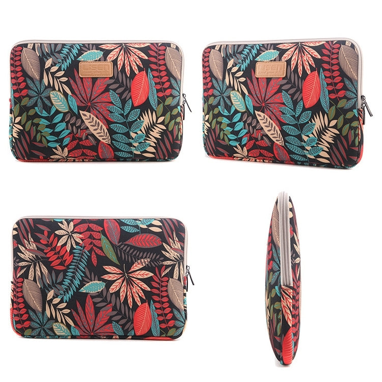 Lisen 6.0 inch Sleeve Case Colorful Leaves Zipper Briefcase Carrying Bag for Amazon Kindle, 6.0 inch - HoMEdemic™ 