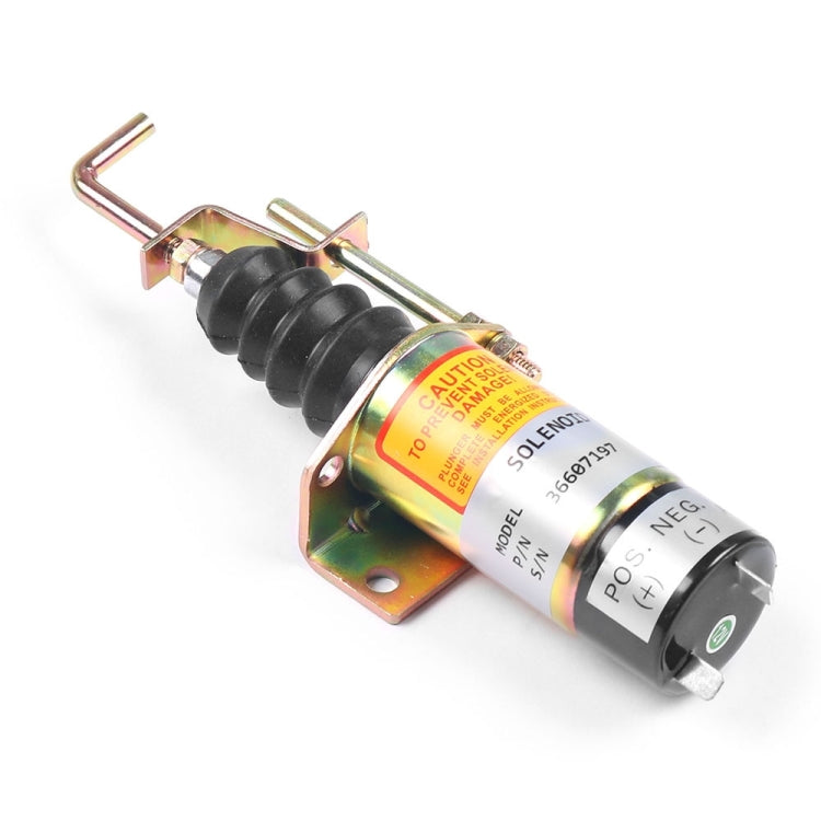 Lister Petter 24V Engine Flameout Solenoid Valve with Magnetic 366-07198(Black) - HoMEdemic™ 
