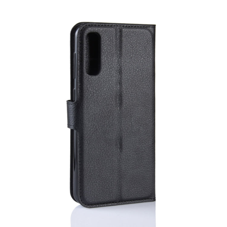 Litchi Texture Horizontal Flip Leather Case for Galaxy A50, with Wallet & Holder & Card Slots, For Galaxy A50 (1), For Galaxy A50  (1) - HoMEdemic™ 