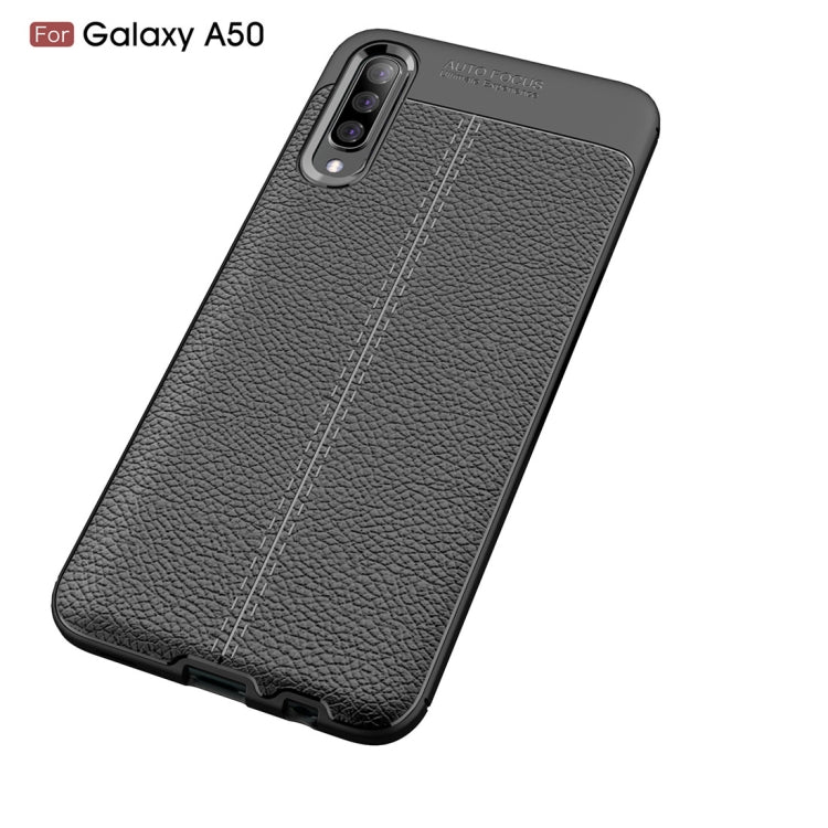 Litchi Texture TPU Shockproof Case for Galaxy A50, For Galaxy A50 - HoMEdemic™ 