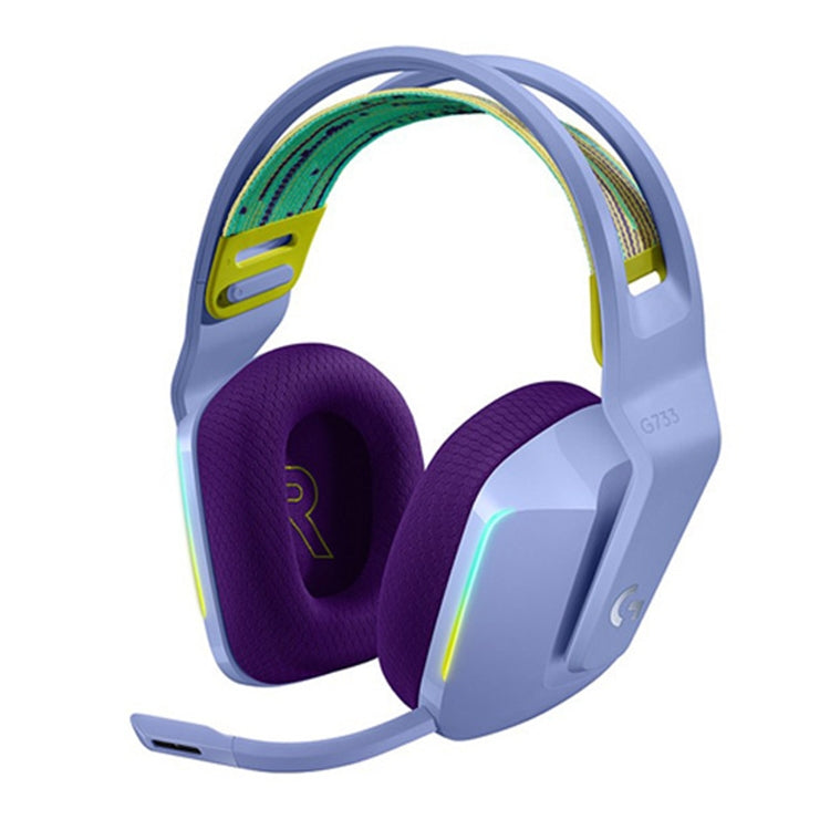 Logitech G733 LIGHT SPEED Wireless RGB Gaming Headset (Purple) - HoMEdemic™ 