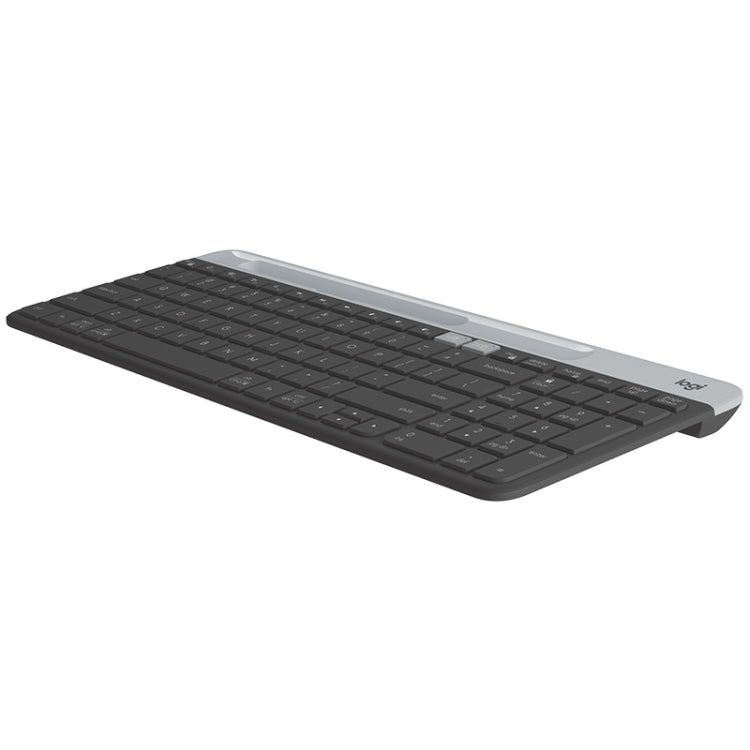Logitech K580 Dual Modes Thin and Light Multi-device Wireless Keyboard with Phone Holder (Black) - HoMEdemic™ 