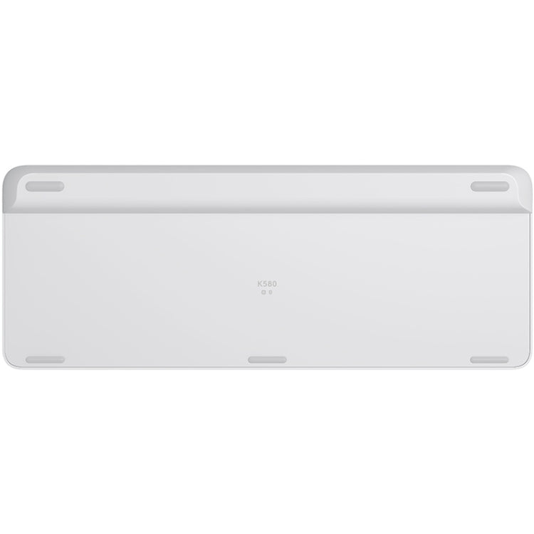 Logitech K580 Dual Modes Thin and Light Multi-device Wireless Keyboard with Phone Holder (White) - HoMEdemic™ 