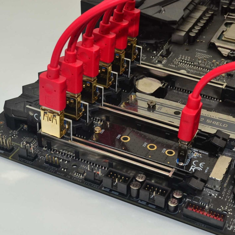 M.2 NVME To USB 3.0 PCI-E Expansion Card  Adapter for Graphics Card(Blackboard) - HoMEdemic™ 