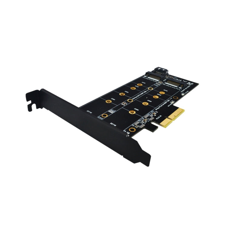 M.2 PCIe SSD Adapter Card PCIE 4x to M.2 Key M B Dual Interface Card - HoMEdemic™ 