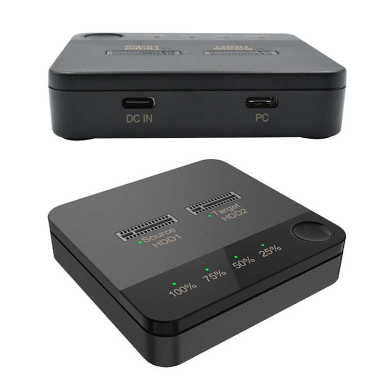 M.2 SATA Hard Disk Duplicator Solid State Drive SSD Mobile Hard Drive Enclosure(Black) - HoMEdemic™ 