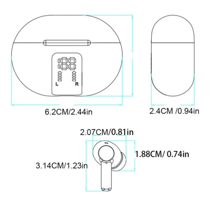 M10 Wireless Bluetooth Smart Voice Translator Headset Multiple Languages Translation Earphones(Black) - HoMEdemic™ 