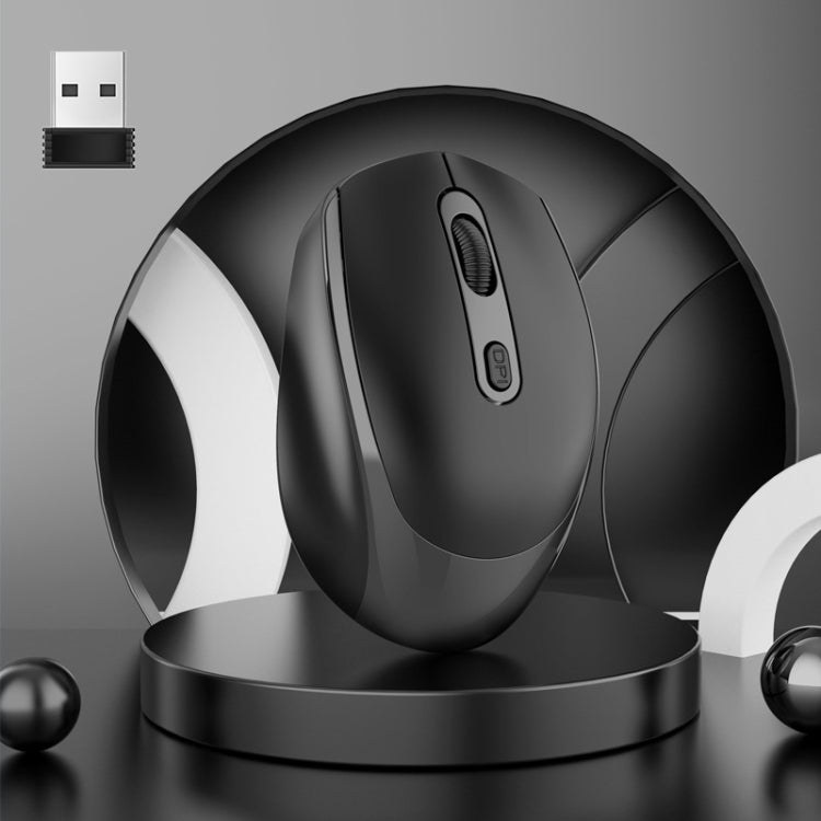 M107 4-buttons 1600 DPI 2.4GHz Wireless Mouse, Battery Version (Black) - HoMEdemic™ 