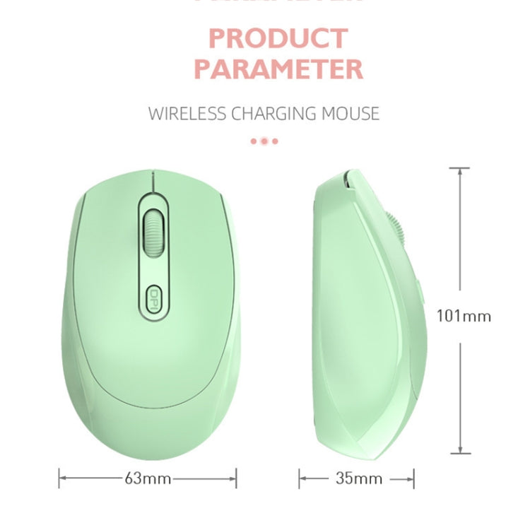 M107 4-buttons 1600 DPI 2.4GHz Wireless Rechargeable Mouse (Pink) - HoMEdemic™ 