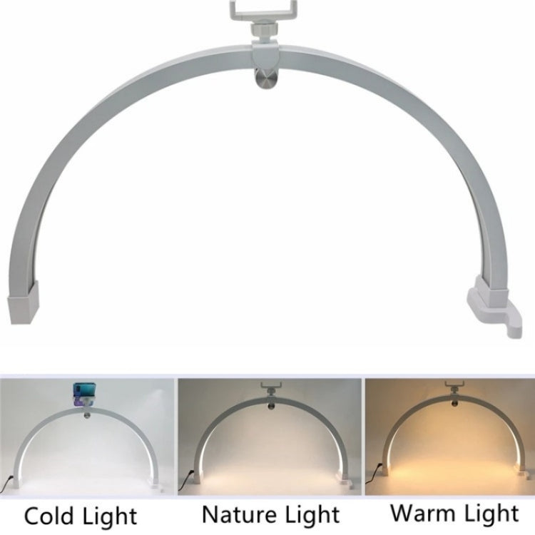 M12X Foldable LED Half Moon Lamp Touch Control Nail Art Lamp, Length: 56cm(AU Plug) - HoMEdemic™ 