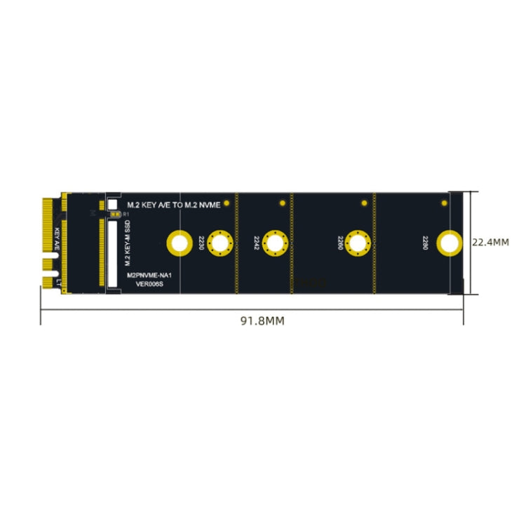 M2 KEY A/E to NVME KEY-M Adapter Expansion Card WIFI Interface - HoMEdemic™ 