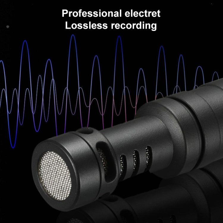 M30 Portable Wired Condenser Shotgun Microphone Trip Vlog Record Studio Video for Camera Phone - HoMEdemic™ 