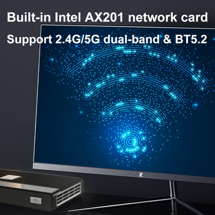 M6 N100 16G+0 US Plug 11th Gen Intel Jasper Lake N5105 4K/60FPS HD Pocket Mini PC - HoMEdemic™ 