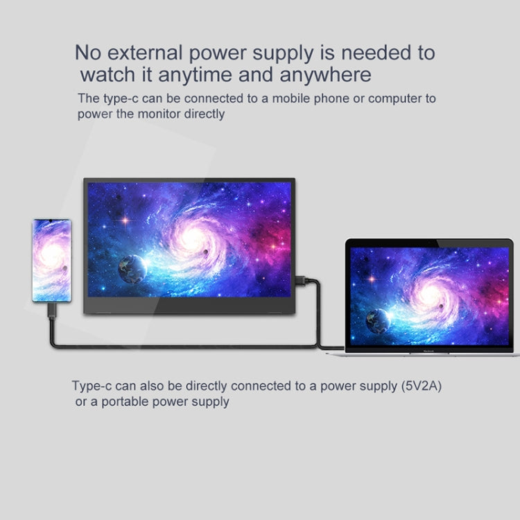 M8 14inch 1080P Ultra-thin HD Portable Narrow-edge Display - HoMEdemic™ 