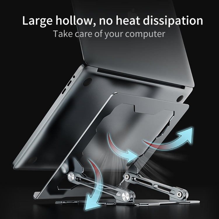 R-JUST HZ09 Mechanical Lifting Adjustable Laptop Holder (Grey) - HoMEdemic™ 
