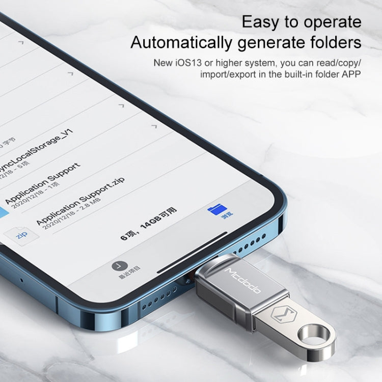 MCDODO USB 3.0 Female to 8 Pin Male OTG Converter USB Flash Disk - HoMEdemic™ 