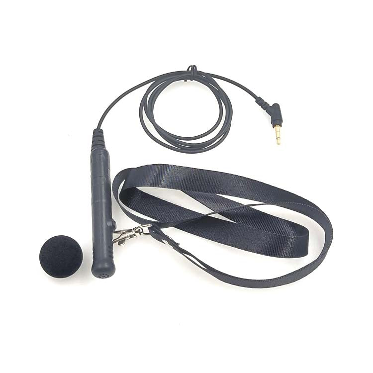 MK-7 3.5mm Elbow Head Handheld Loudspeaker Neck-mounted Microphone with Lanyard, Length: 1m - HoMEdemic™ 