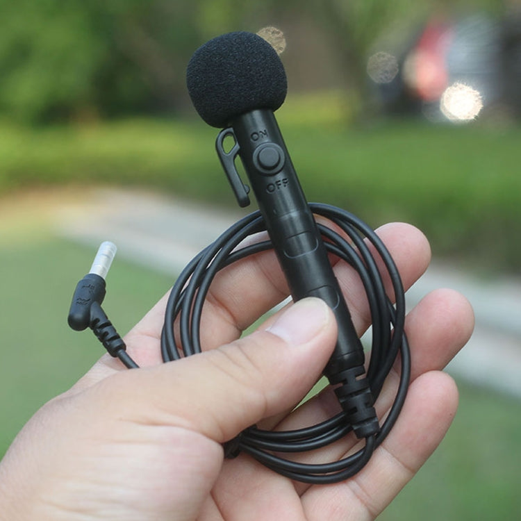 MK-7 3.5mm Elbow Head Handheld Loudspeaker Neck-mounted Microphone with Lanyard, Length: 1m - HoMEdemic™ 