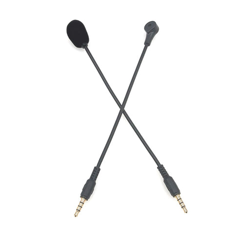 ZJ033MR-03 19cm 4 Level Pin 3.5mm Straight Plug Gaming Headset Sound Card Live Microphone, 19cm 4 Level Pin Straight Plug - HoMEdemic™ 