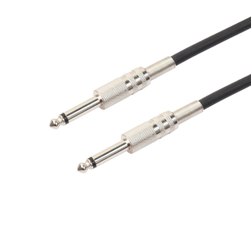 3m  1/4 inch (6.35mm) Male to Male Shielded Jack Mono Plugs Audio Patch Cable - HoMEdemic™ 