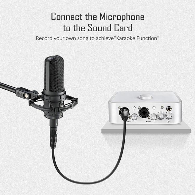 3m 3-Pin XLR Male to XLR Female MIC Shielded Cable Microphone Audio Cord, Length: 3m - HoMEdemic™ 