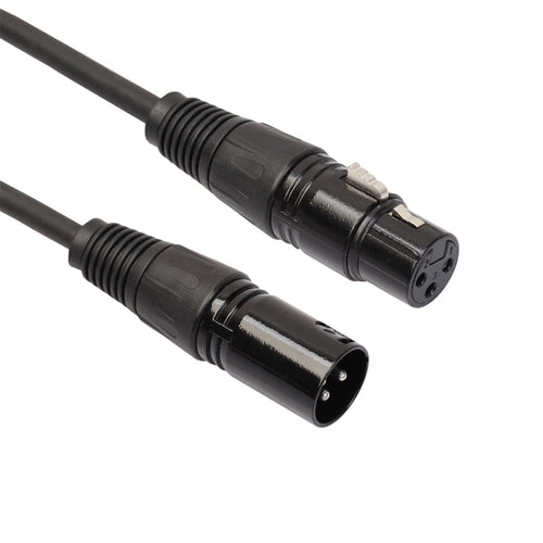 1.8m 3-Pin XLR Male to XLR Female MIC Shielded Cable Microphone Audio Cord - HoMEdemic™ 