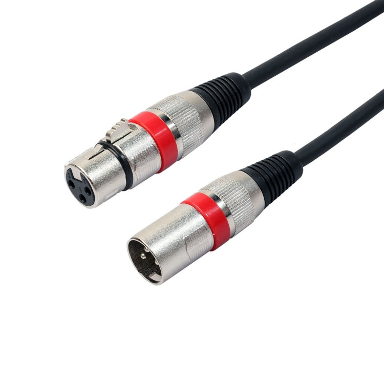 1.8m 3-Pin XLR Male to XLR Female MIC Shielded Cable Microphone Audio Cord, Length: 1.8m (Red) - HoMEdemic™ 
