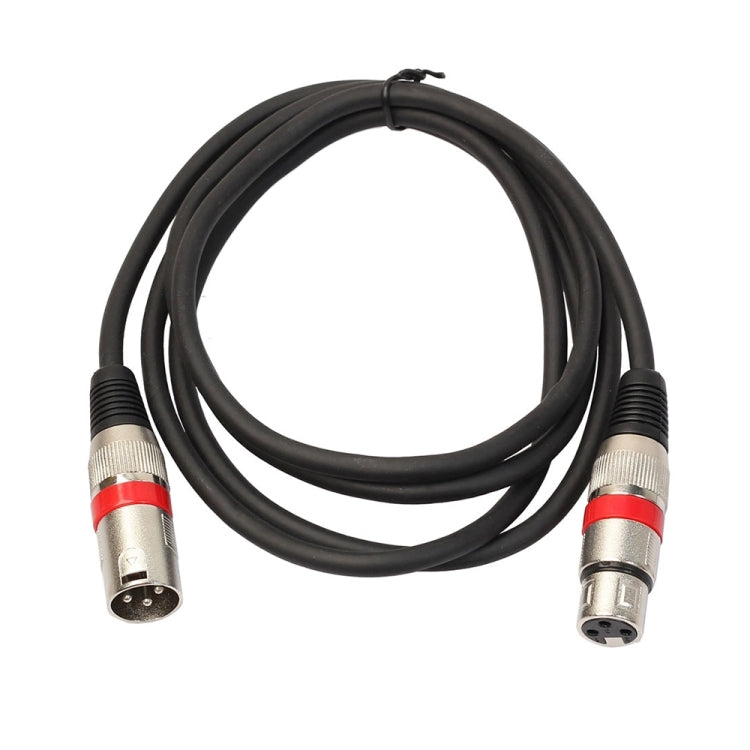 1.8m 3-Pin XLR Male to XLR Female MIC Shielded Cable Microphone Audio Cord, Length: 1.8m (Red) - HoMEdemic™ 