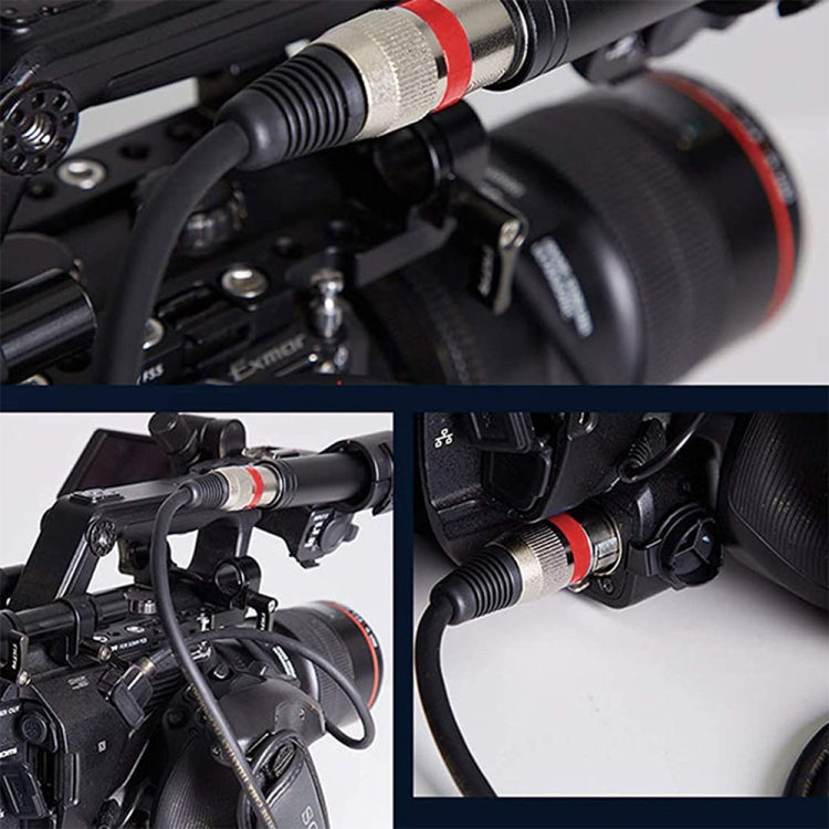 1.8m 3-Pin XLR Male to XLR Female MIC Shielded Cable Microphone Audio Cord, Length: 1.8m (Red) - HoMEdemic™ 
