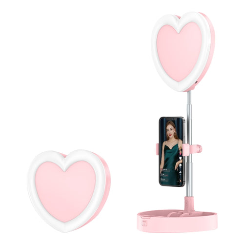 G5 Heart Shape Multi-function Live Broadcast Beauty Fill Light Mobile Phone Holder - HoMEdemic™ 