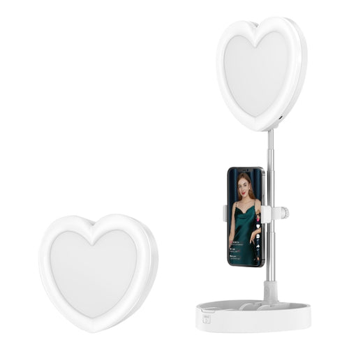 G5 Heart Shape Multi-function Live Broadcast Beauty Fill Light Mobile Phone Holder - HoMEdemic™ 