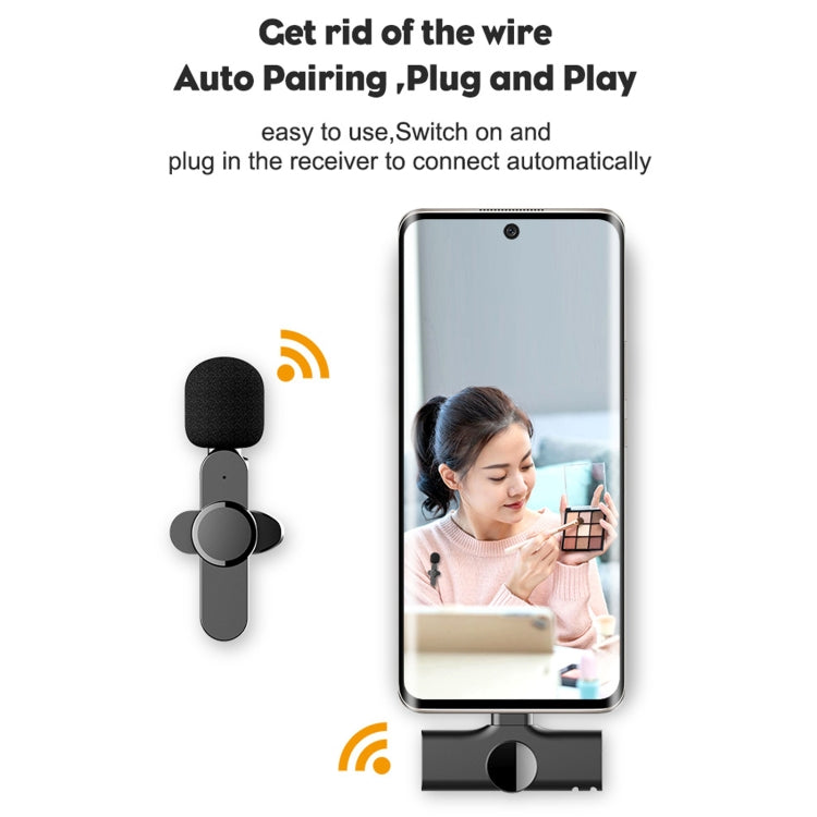 Type-C / USB-C Interface Live Broadcast Wireless Lavalier Microphone, Type-C - HoMEdemic™ 