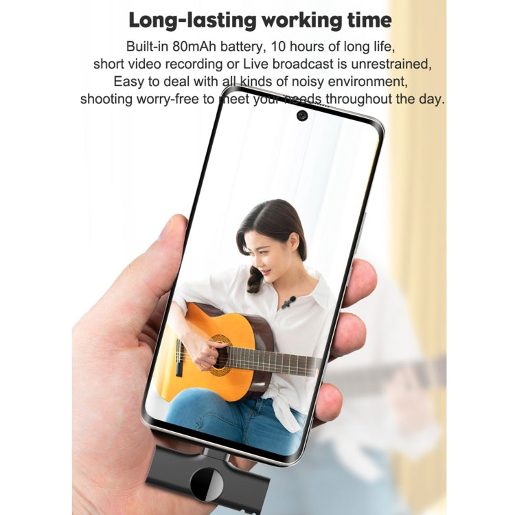 Type-C / USB-C Interface Live Broadcast Wireless Lavalier Microphone, Type-C - HoMEdemic™ 